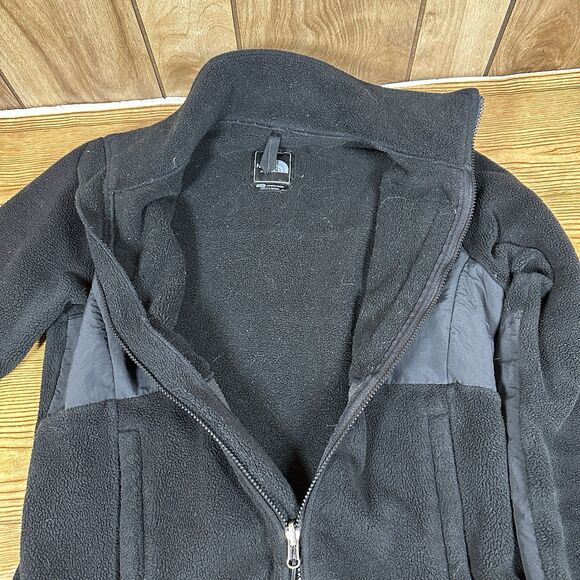 The North Face Denali Jacket Women's M Polartec Black Pockets Mock Neck Full Zip - Picture 13 of 16
